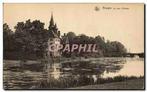 Cartes postales Bruges Le Lac d Amour
