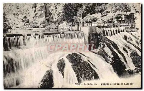 Cartes postales St Sulpice Chutes et Sources l Areuse