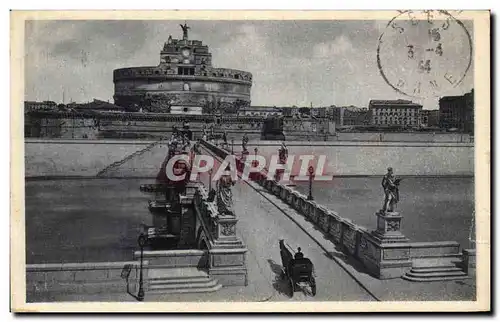 Ansichtskarte AK Roma Ponte e Casle Sant Angeio