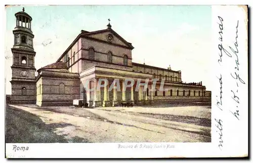 Cartes postales Roma Basicila di S Paolo Fuori le Mura