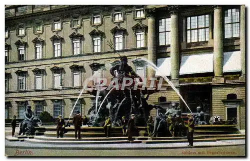 Ansichtskarte AK Berlin Schloss mit Begasbrunnen