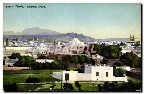 Cartes postales Tunis Quartier arabe