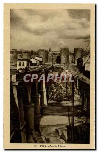 Cartes postales Avila Puente Adaja