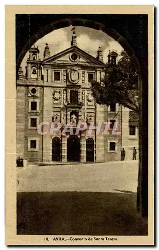 Cartes postales Avila Convento de Santa Teresa