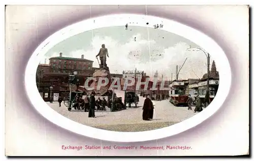 Cartes postales Exchange Station and Cromwell s Monument Manchester