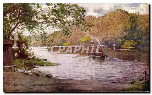 Cartes postales The old Ferry Windermere Bateau