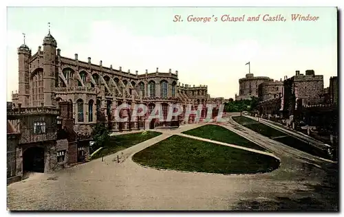 Cartes postales St George s Chapel and Castle Windsor