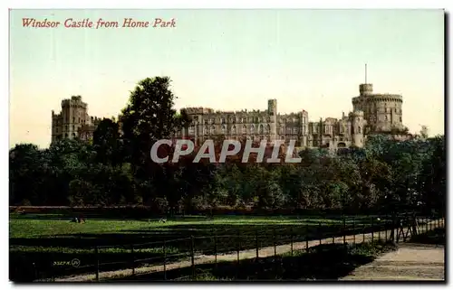 Ansichtskarte AK Windsor Castle from Home Park