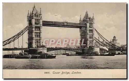 Cartes postales Tower Bridge London Bateaux