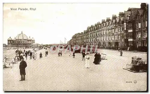 Cartes postales West Parade Rhyl