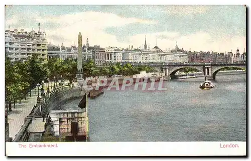 Cartes postales The Embankment London