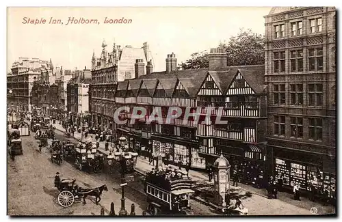 Cartes postales Staple lan Holborn London