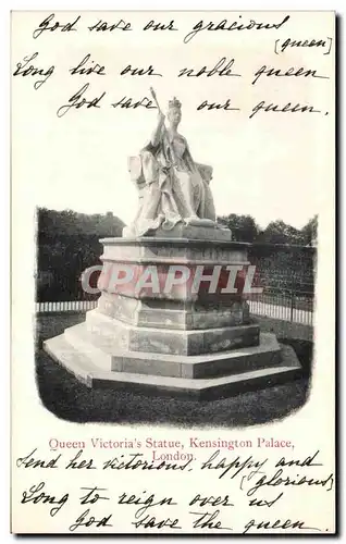 Cartes postales Queen Victoria s Statue Kensington Palace London