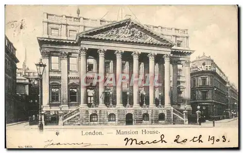 Cartes postales London Mansion House