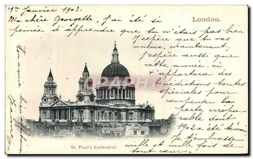 Cartes postales London St Paul s Cathedral