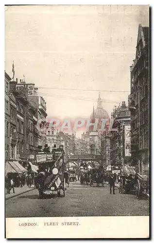 Cartes postales London Fleet Street