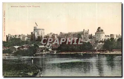 Cartes postales Windeor Castie From Thames
