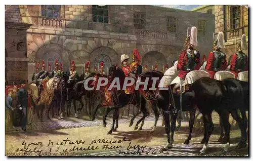 Cartes postales Mounting Guard At Whitehall London Militaria