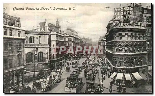 Cartes postales Queen Victoria Street London