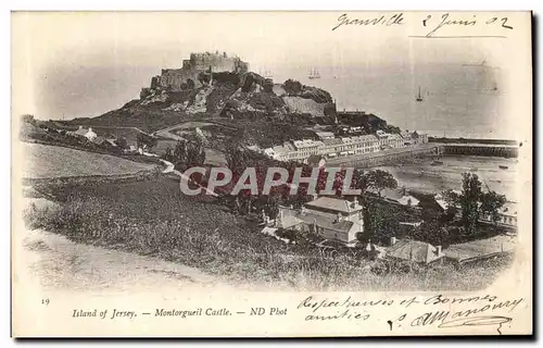 Cartes postales Island od Jersey Montorgueil Castle