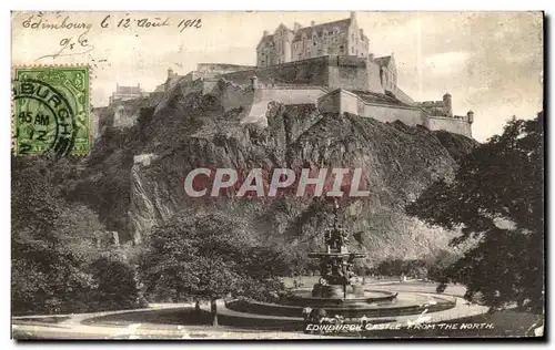 Cartes postales Edinburgh Castle From The North