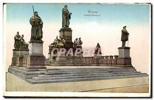 Cartes postales Worms Luther Denkmal
