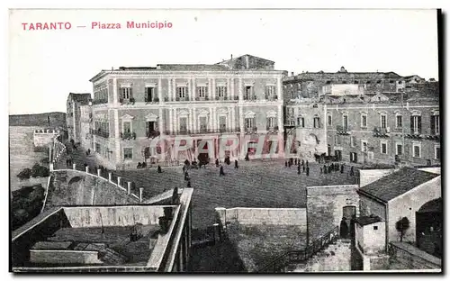 Cartes postales Taranto Piazza Municipio