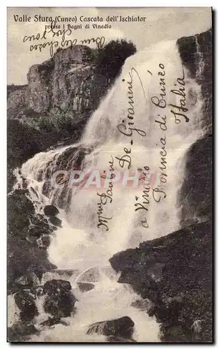 Cartes postales Valle Stura Cascata Dell Ischiator