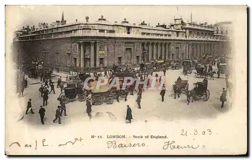 Cartes postales London Bank of England