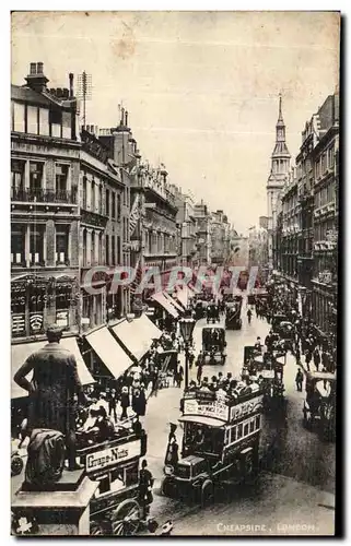 Cartes postales Cheapside London