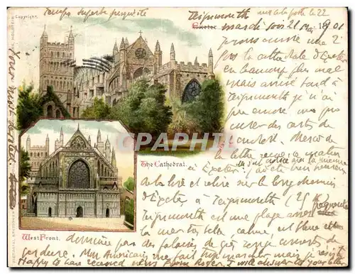 Cartes postales Wes Front The cathedrale