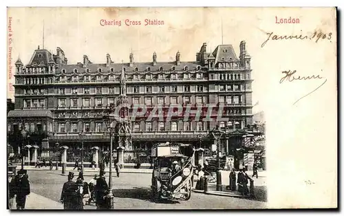 Cartes postales Charing Cross Station London