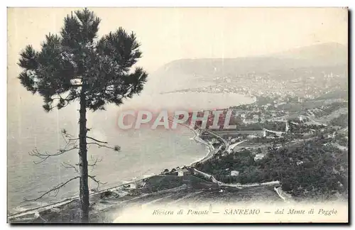 Cartes postales Sanremo Riviera di Monte dal Monte di Pogio