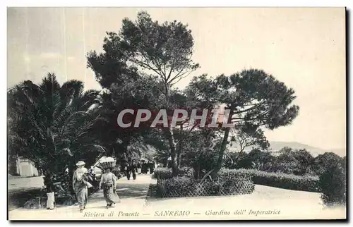 Cartes postales San Remo Riviera di Ponente Giardino dell Imperatrice