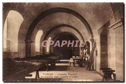 Cartes postales Torino Castello Feudale Camerone degil uomini d Arma