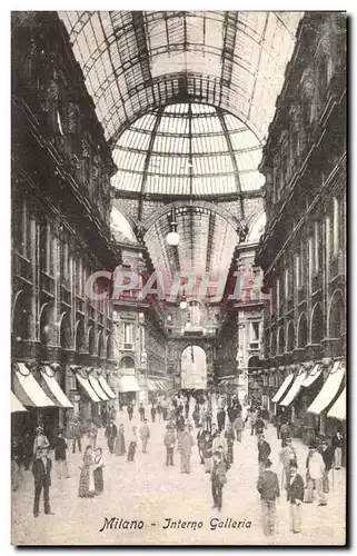 Cartes postales Milano Interno Galleria