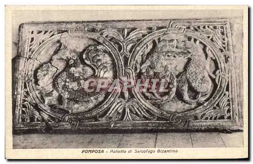 Cartes postales Pamposa Paliotto di Sarcofago Bizantino