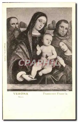 Cartes postales Verona Francesco Francia Museo
