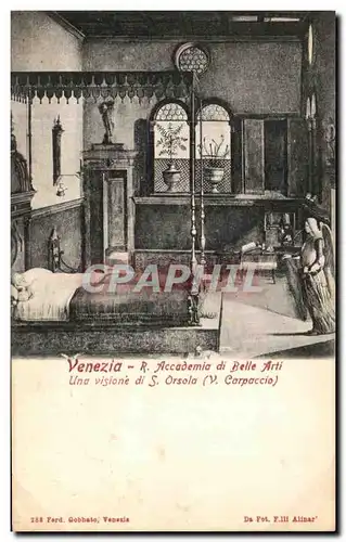 Cartes postales Venezia Accademia di Belle Arti Una Visione di S Orsola Carpaccio