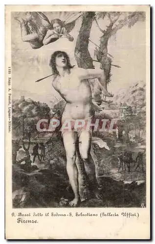 Cartes postales Firenze Bassi dello il Sodoma S Sebastiano