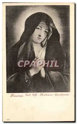 Ansichtskarte AK Firenze Gall Pitti Madonna Sassoferrato