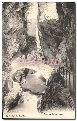 Cartes postales Gorges de L Areuse