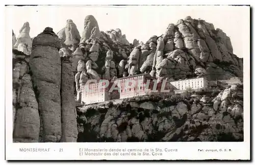 Cartes postales Montserrat Le Monasterio