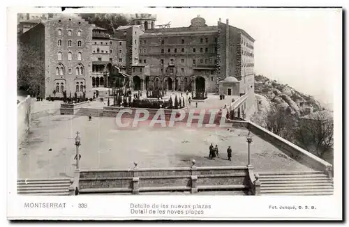 Cartes postales Montserrat Detalle de las nuevas plazas