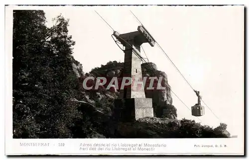 Ansichtskarte AK Montserrat Aereo desde el rio Llobregat al Monasterio