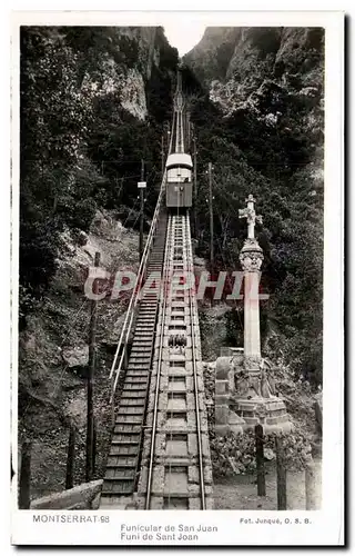 Cartes postales Montserrat Funicular de san Juan