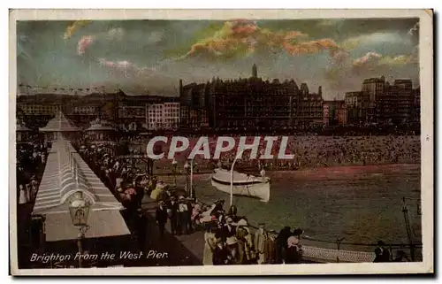 Cartes postales Brighton From the west Pier