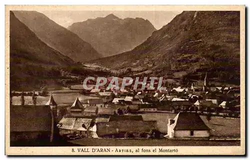 Cartes postales Vall D Aran Arties Al Fons el Montarrto