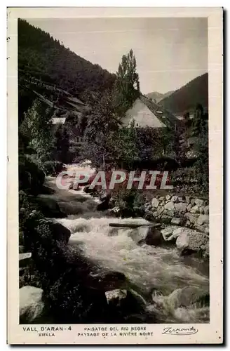 Ansichtskarte AK Vall D Aran Paysage de la riviere noire