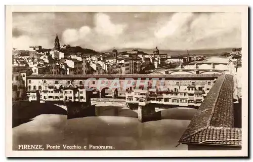 Cartes postales Firenze Ponte Vecchio Pnorama